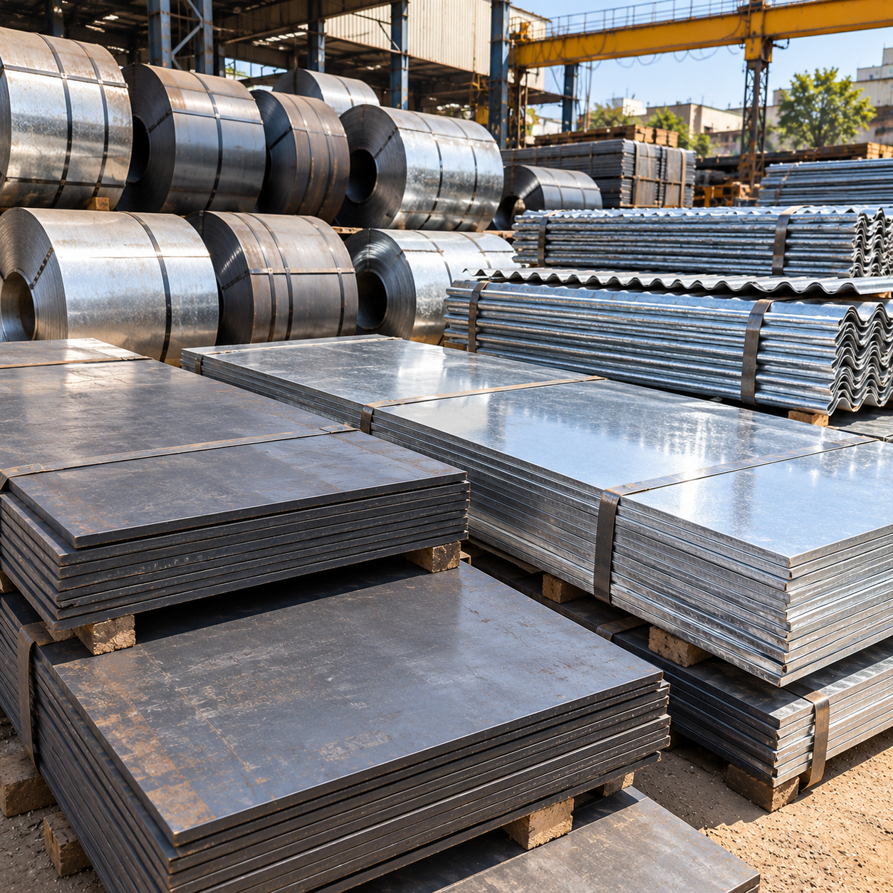 HR CR and Galvanized Sheets